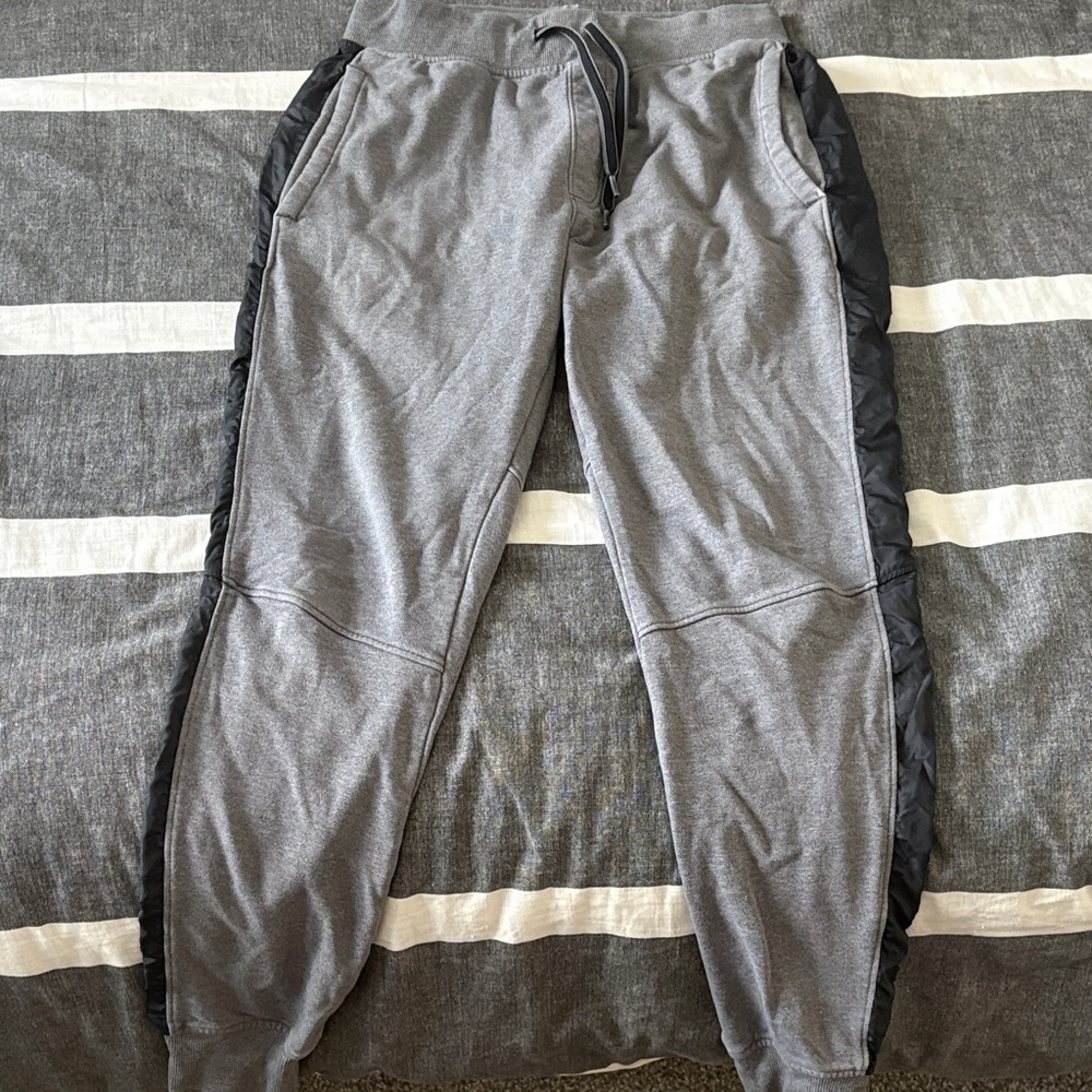 Under Armour Gray Joggers with Black Accents